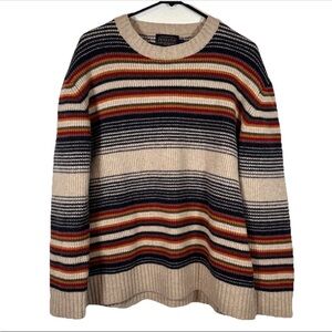 Pendleton Shetland Collection Sweater Mens Large Crew Neck 100% Merino Wool